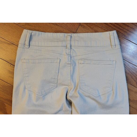 Refuge Size 8 Jeans Skinny Light Wash Off White Stretch Modern Current - Picture 4 of 13